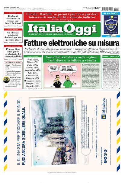 Italia oggi : quotidiano di economia finanza e politica